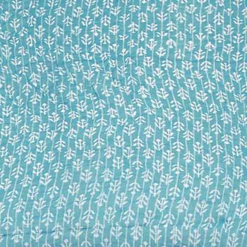 Traditional Booti Print Cotton Single Bed Quilt Deepawali Gift 114 3