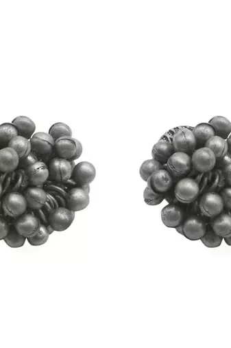 Oxidized silver plated bauble earrings ghungroo jhumkas handmade small jhumka jhumki earrings
