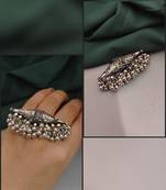 Ghungroo german silver traditional finger ring indian oxidized beautiful unique designed boho ghungroo jewelry