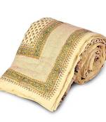 Sanganeri Style Print Pure Cotton Single Bed Razai Diwali Special Gift 321