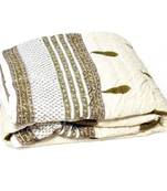 New Sanganeri Design Style Print Single Bed Quilt Deepawali Gift 322