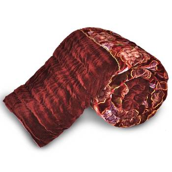 Traditional Floral Design Single Bed Velvet Quilt Diwali Special Gift 505 1
