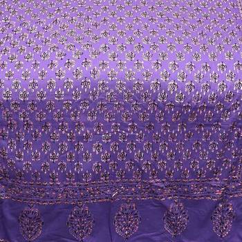 Pure Cotton Jaipuri Floral Print Single Bed Quilt Deepawali Special Gift 119 3