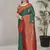 Green Soft Silk Contrast Gold Zari Woven Saree