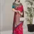 Pink Soft Silk Contrast Gold Zari Woven Saree
