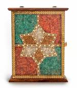 Handmade Antique Wooden Key Holder Gemstone Deepawali Special Gift 170