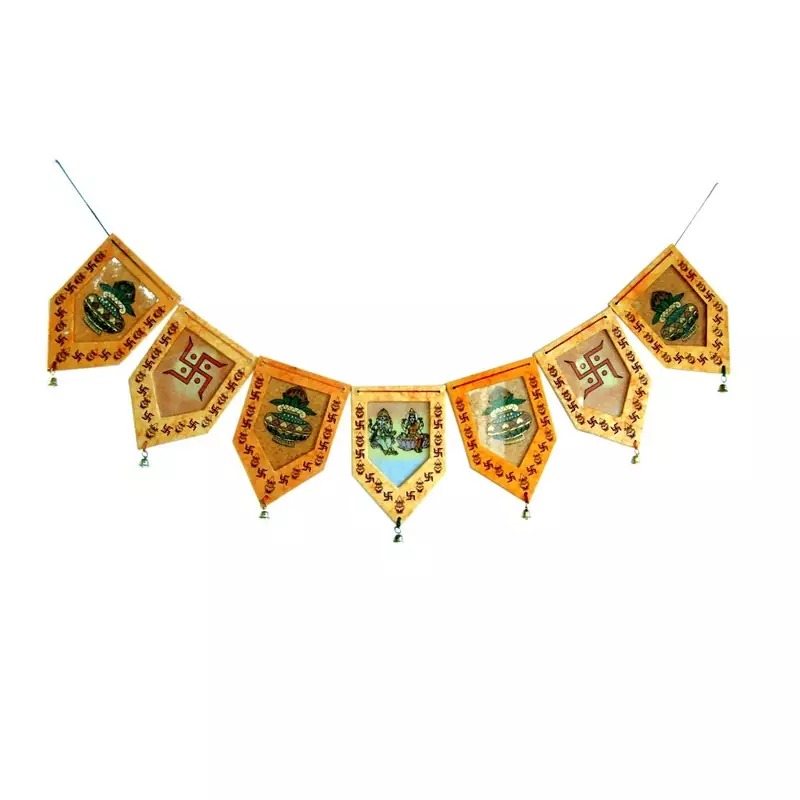Paper Mache Work Gemstone Painted Door Hanging Deepawali Special Gift 207