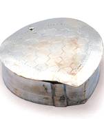 Silver Polished Leaf Shape Stylish Puja Box Deepawali Gift 224