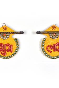 Designer Kundan Matki Shubh Labh Door Hanging Diwali Special Gift 255