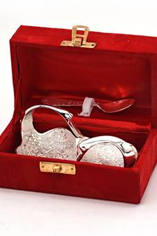 Silver Polish Duck Shape Brass Mouth Freshener Deepawali Gift 266