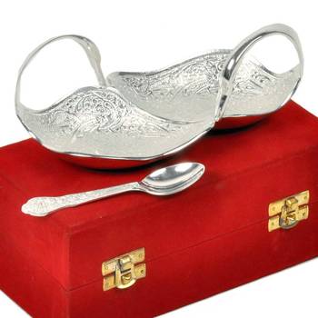 Silver Polish Duck Shape Brass Mouth Freshener Deepawali Gift 266 3