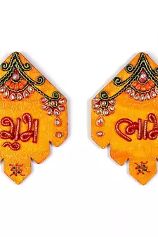 Kundan Work Handmade Shubh Labh Door Hangings Diwali Special Gift 277
