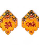 Kundan Work Handmade Shubh Labh Door Hangings Diwali Special Gift 277