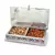 Decorative White Metal 3 Partitions Dryfruit Box Diwali Gift 302