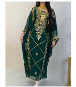 Emerald Green Reception Kaftan for Women