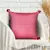 Mezposh hot pink & beige chevron  cotton acrylic jacquard cushion cover (16"x16")