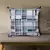 Mezposh blue, pink & multi checkered cotton acrylic jacquard cushion cover (16"x16")