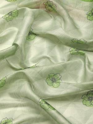Floral Printed Cotton Silk Saree 4