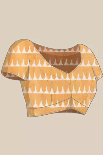 Floral Printed Cotton Silk Saree