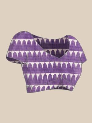 Floral Printed Cotton Silk Saree 5