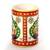 Gold Meenakari Mayur Design White Marble Pen Stand Deepawali Gift 386