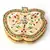 Stylish Apple Design Golden Meenakari Dryfruit Box Deepawali Gift 423