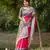 Ethnic Wear Pink tussar silk blend Zari Woven Traditional Saree