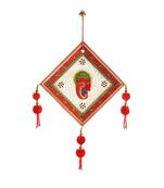 Ethnic Kundan Work Sangmarmar Ganesha Wall Hanging Deepawali Special Gift 443