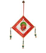 Jodhpuri Kundan Work Marble Ganesha Wall Hanging Diwali Special Gift 444