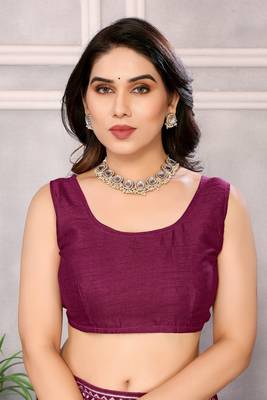 Wine ly Resham Embroidered Soft Net Partywear Girlish Saree 4