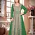 Dark-Green color Handmade Moroccan Kaftan with hijjab
