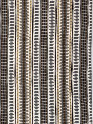 Mezposh stave grey, white & multi striped  cotton acrylic table runner (6 seater) 5