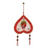 Pan Shape Decorative Marble Ganesha Wall Hanging Deepawali Special Gift 447
