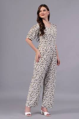 white cotton jump suit set 4