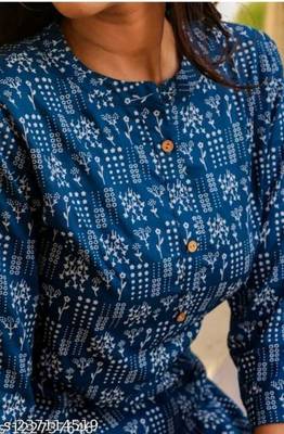 blue rayon short kurti 4