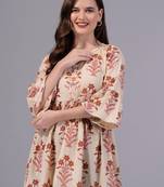 Aarti fashion peach cotton top