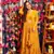 Smart and classy yellow colour crop top dress with sharara and shrug for party looks
