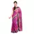 Floral Lehariya Designer Magenta Kota Doria Saree Deepawali Special Gift 229