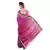 Floral Lehariya Designer Magenta Kota Doria Saree Deepawali Special Gift 229