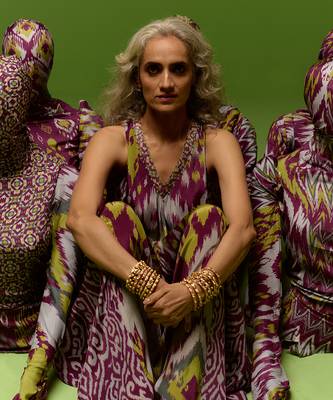 Purple crepe jumpsuit 4