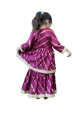 Girls's indowestern dhoti suit,palazzo set sets for girls suite,girls suit salwar,palazzo set. 2