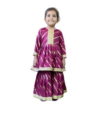 Girls's indowestern dhoti suit,palazzo set sets for girls suite,girls suit salwar,palazzo set. 3