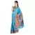 Designer Paisley Print Fancy Blue Kota Doria Saree Deepawali Special Gift 241