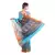 Designer Paisley Print Fancy Blue Kota Doria Saree Deepawali Special Gift 241