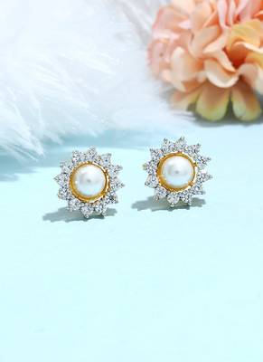 Festive American Diamond Earrings 1