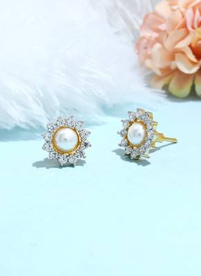 Festive American Diamond Earrings 2