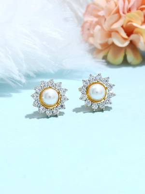 Festive American Diamond Earrings 4