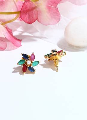 Multicolour Floral Shaped Earrings 3