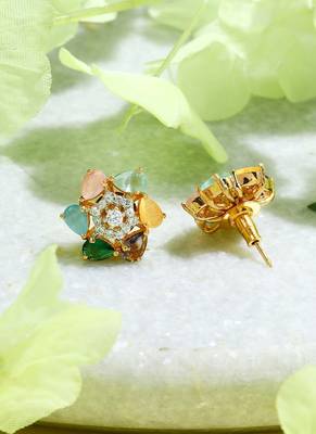 Multicolour Floral Earrings 3