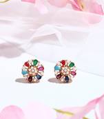 Multicolour Kundan Earrings